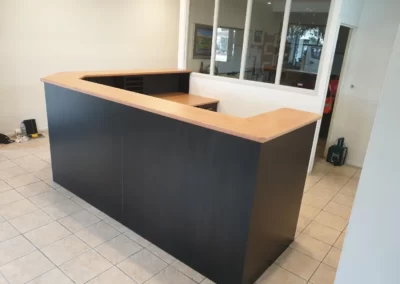 Reception counter in wingfield